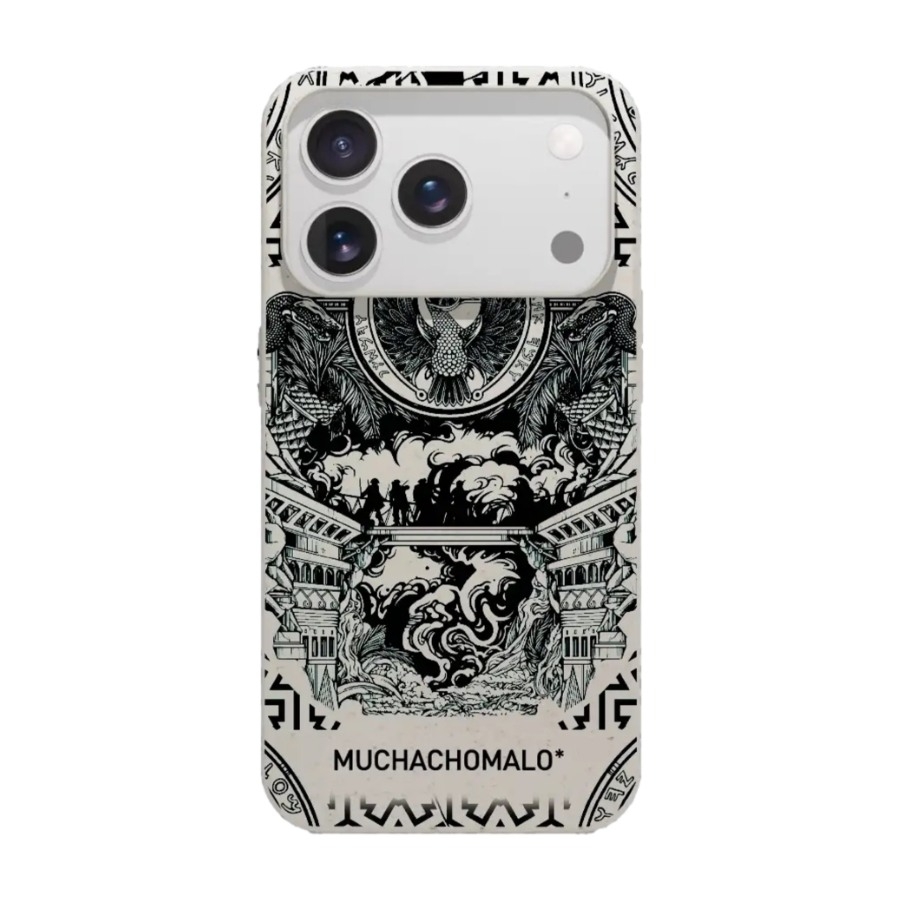 Phonecases3D iPhone 17 Pro Muchacho Malo komposterbart cover, hvid billede 1