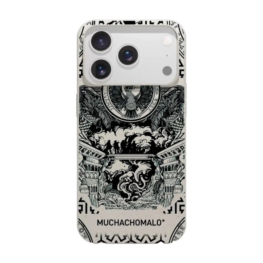 Phonecases3D iPhone 17 Pro Max Muchacho Malo komposterbart cover, hvid billede 1