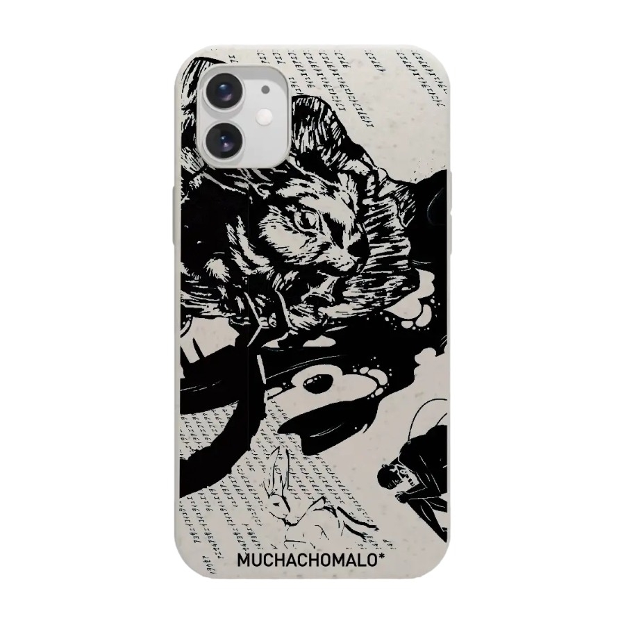 Phonecases3D iPhone 11 Muchacho Malo komposterbart cover, hvid billede 1