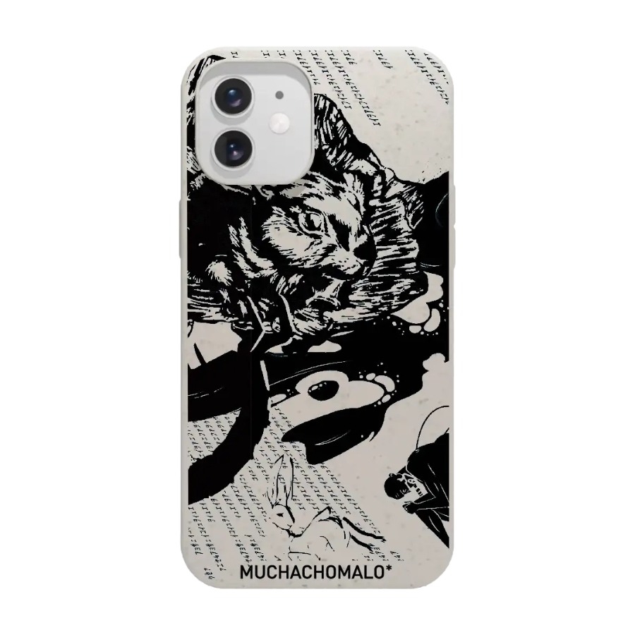 Phonecases3D iPhone 12 Muchacho Malo komposterbart cover, hvid billede 1