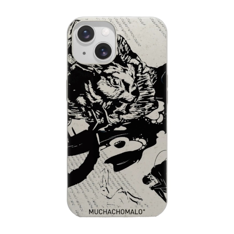 Phonecases3D iPhone 15 Muchacho Malo komposterbart cover, hvid billede 1