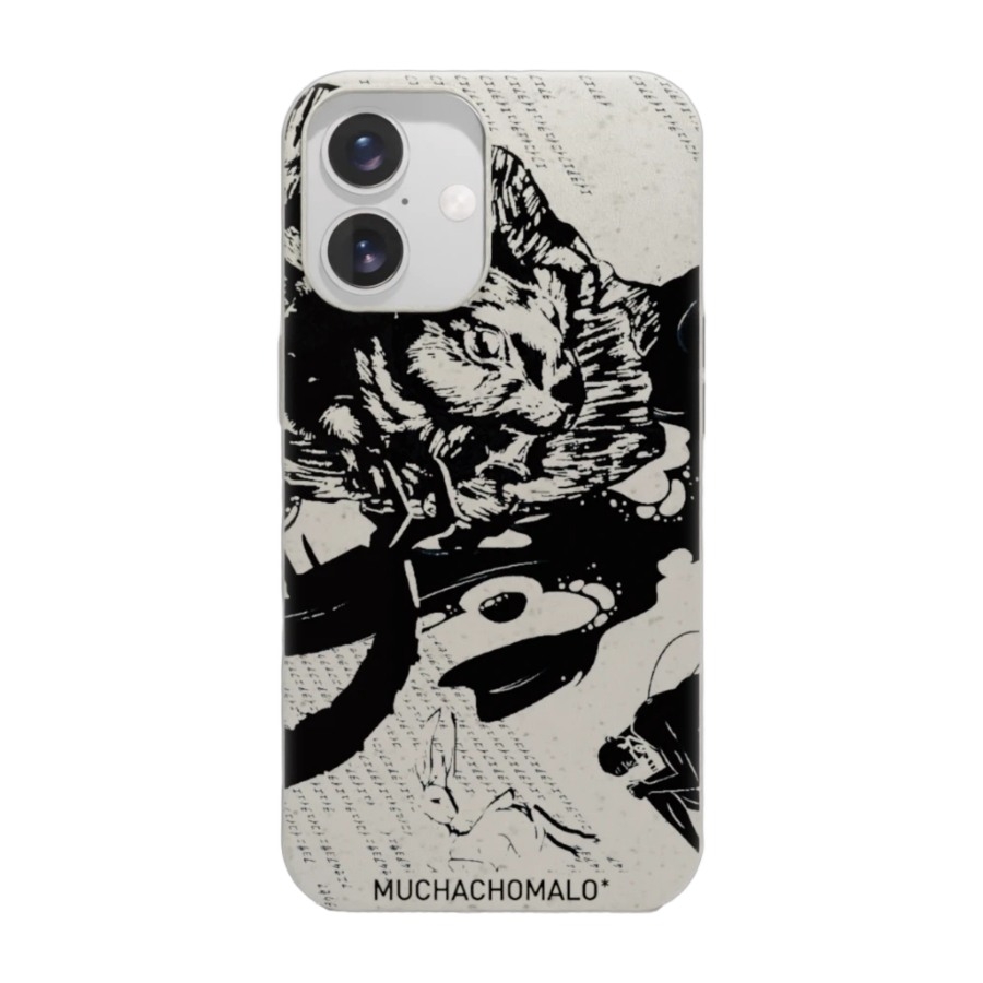 Phonecases3D iPhone 16 Muchacho Malo komposterbart cover, hvid billede 1