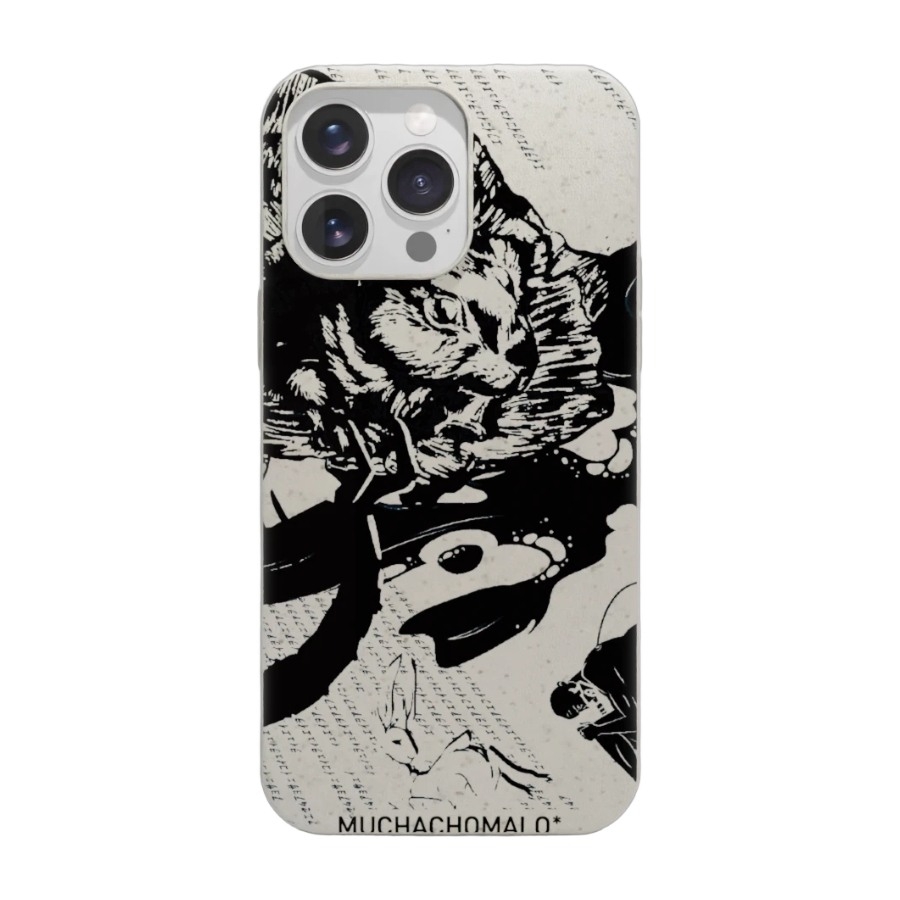 Phonecases3D iPhone 16 Pro Max Muchacho Malo komposterbart cover, hvid billede 1