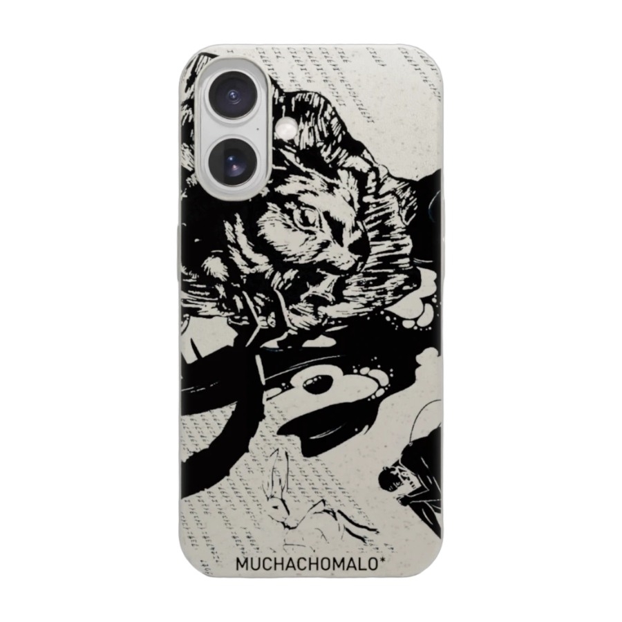 Phonecases3D iPhone 17 Muchacho Malo komposterbart cover, hvid billede 1