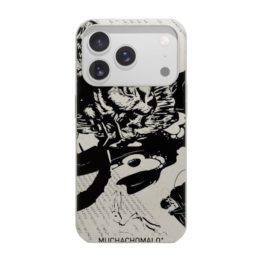 Phonecases3D iPhone 17 Pro Muchacho Malo komposterbart cover, hvid billede 1