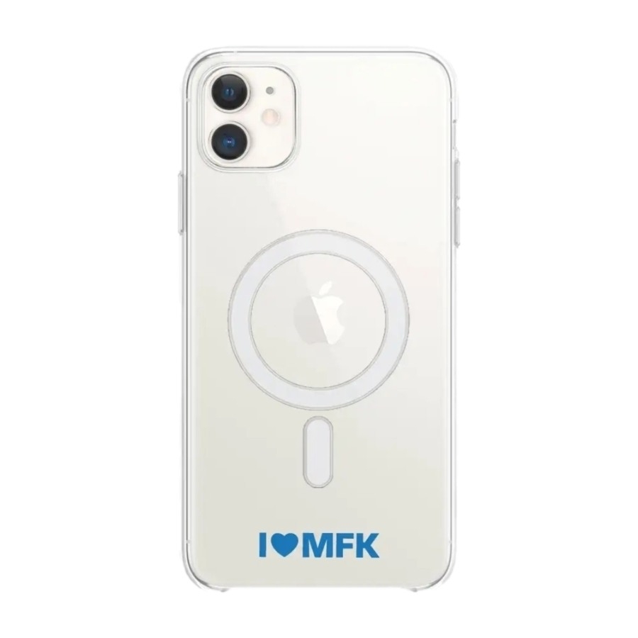 Phonecases3D iPhone 11 Molde FK Clear case (MagSafe) -mobilcover, hvid billede 1
