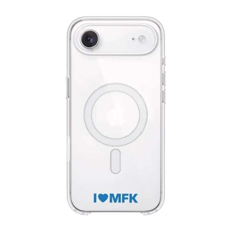 Phonecases3D iPhone Air Molde FK Clear case (MagSafe) -mobilcover, hvid billede 1