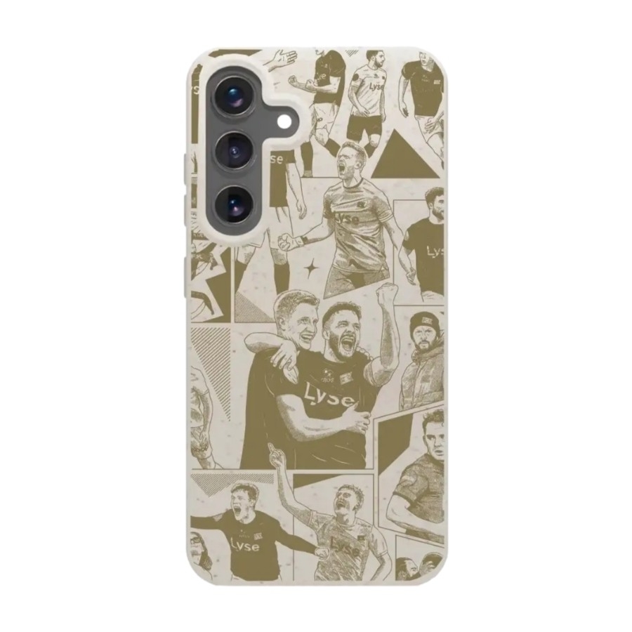 Phonecases3D Samsung Galaxy S25+ Viking FK komposterbart cover, hvid billede 1