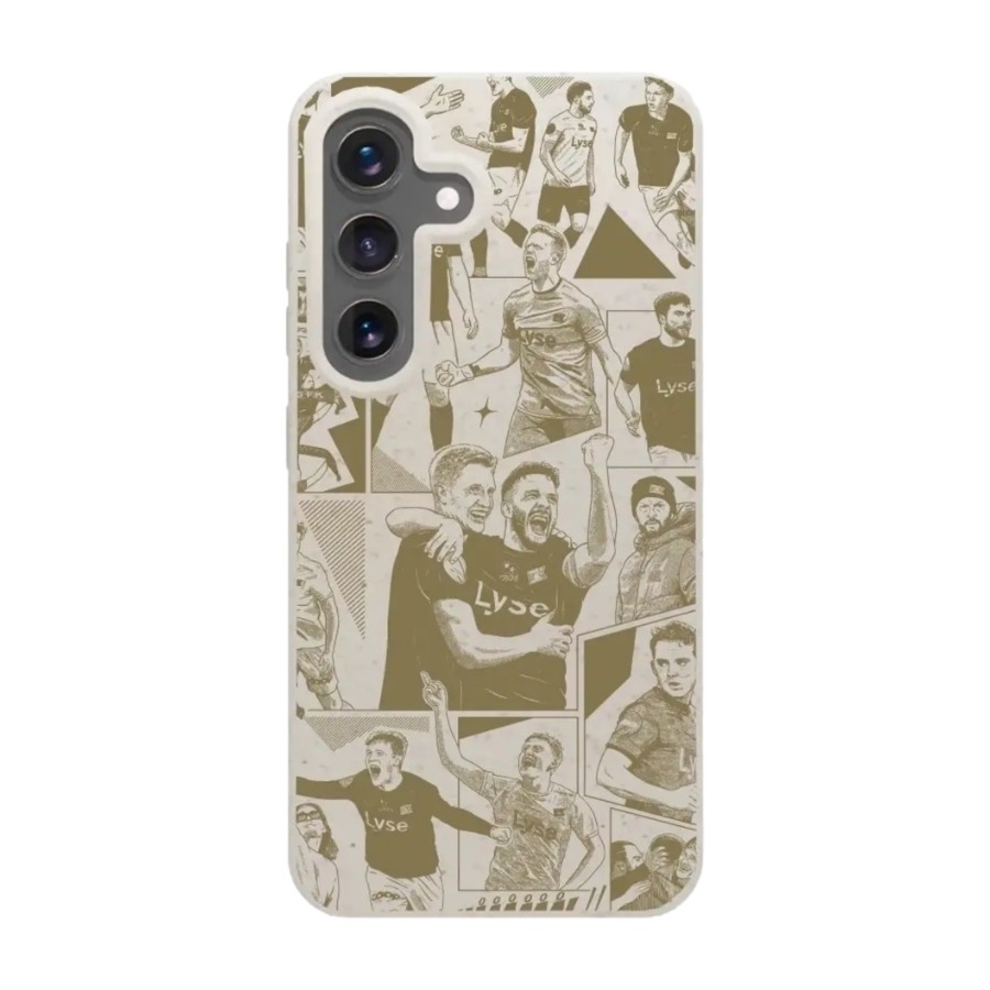 Phonecases3D Samsung Galaxy S25 Viking FK komposterbart cover, hvid billede 1