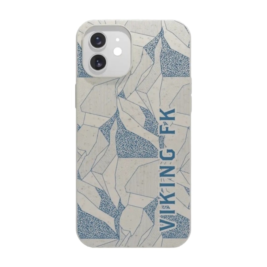 Phonecases3D iPhone 12 Viking FK komposterbart cover, hvid billede 1