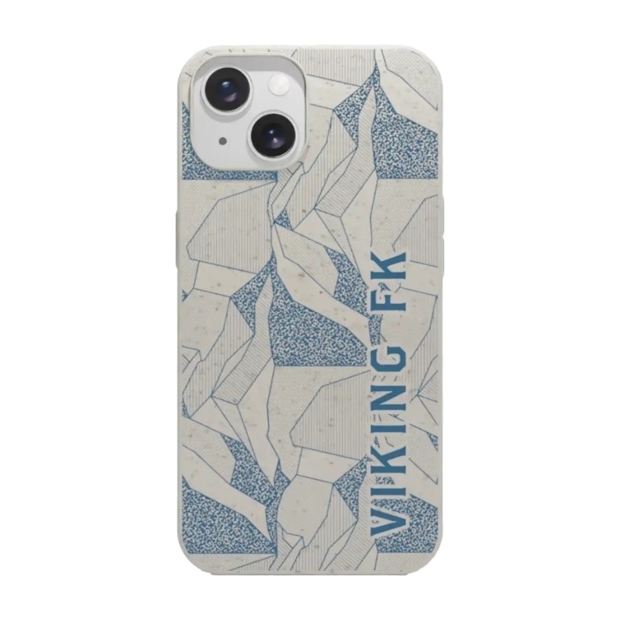 Phonecases3D iPhone 15 Viking FK komposterbart cover, hvid billede 1