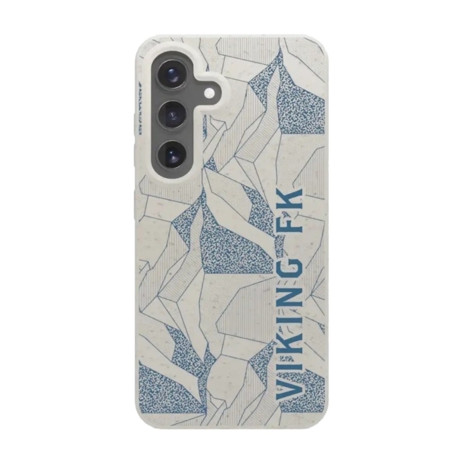 Phonecases3D Samsung Galaxy S25 Viking FK komposterbart cover, hvid billede 1