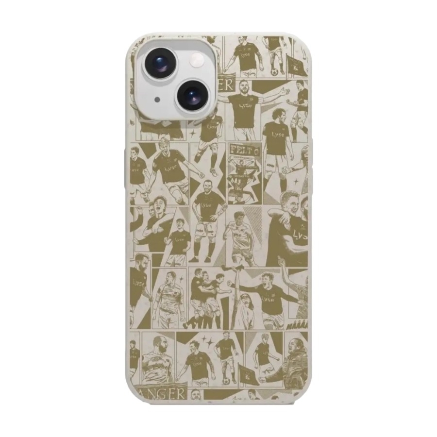 Phonecases3D iPhone 15 Viking FK komposterbart cover, hvid billede 1