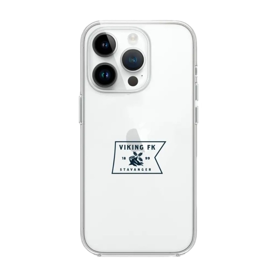 Phonecases3D iPhone 14 Pro Viking FK Clear case -mobilcover, hvid billede 1