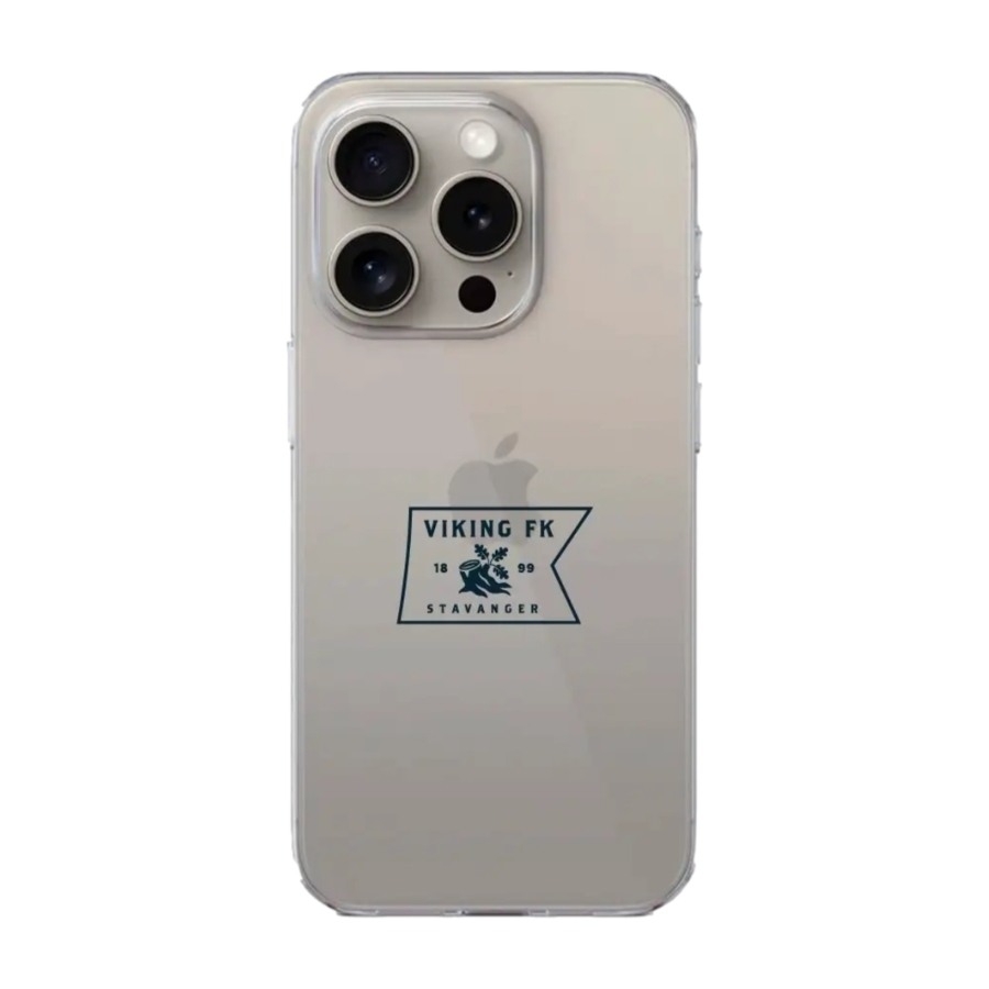 Phonecases3D iPhone 15 Pro Viking FK Clear case -mobilcover, hvid billede 1