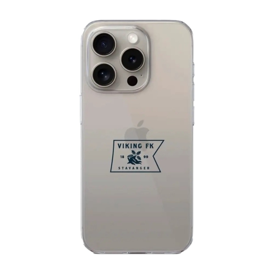Phonecases3D iPhone 16 Pro Max Viking FK Clear case -mobilcover, hvid billede 1