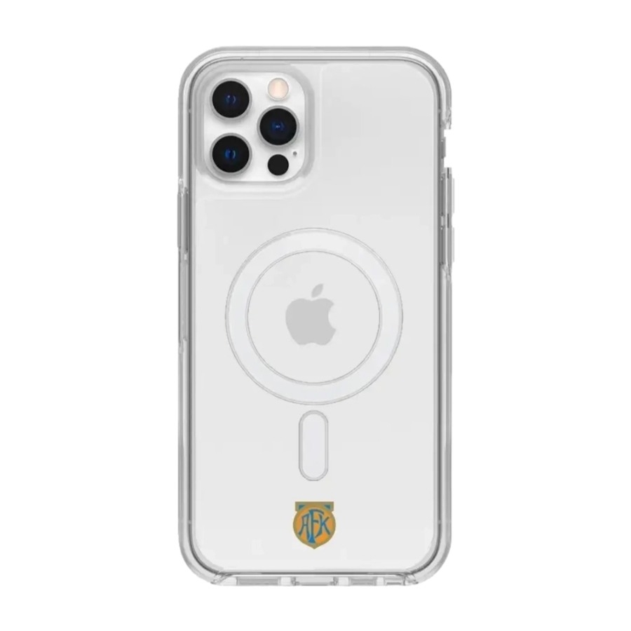 Phonecases3D iPhone 12 Aalesunds FK Clear case (MagSafe) -mobilcover, hvid billede 1