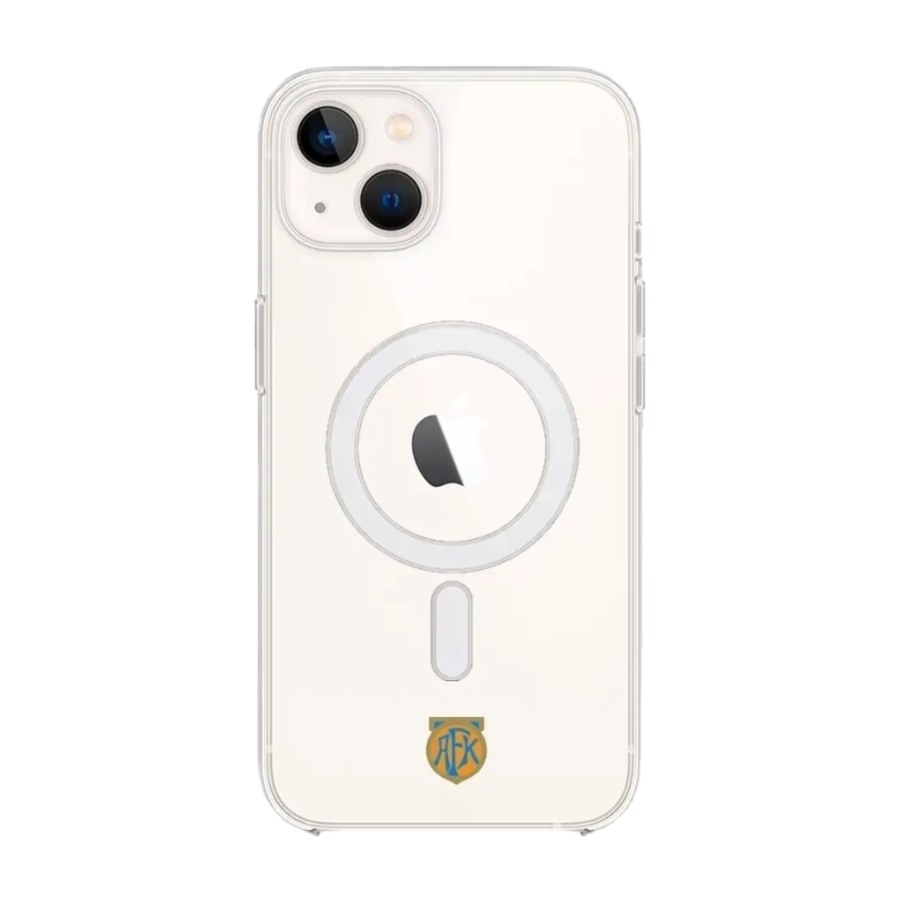 Phonecases3D iPhone 13 Aalesunds FK Clear case (MagSafe) -mobilcover, hvid billede 1