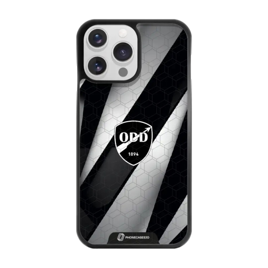 Phonecases3D iPhone 14 Pro Odds Ballklubb 3D mobilcover, sort billede 1