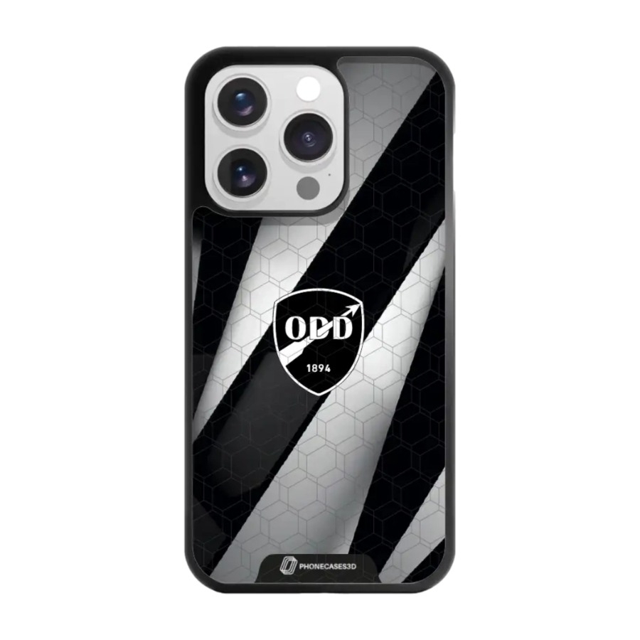 Phonecases3D iPhone 16 Pro Odds Ballklubb 3D mobilcover, sort billede 1