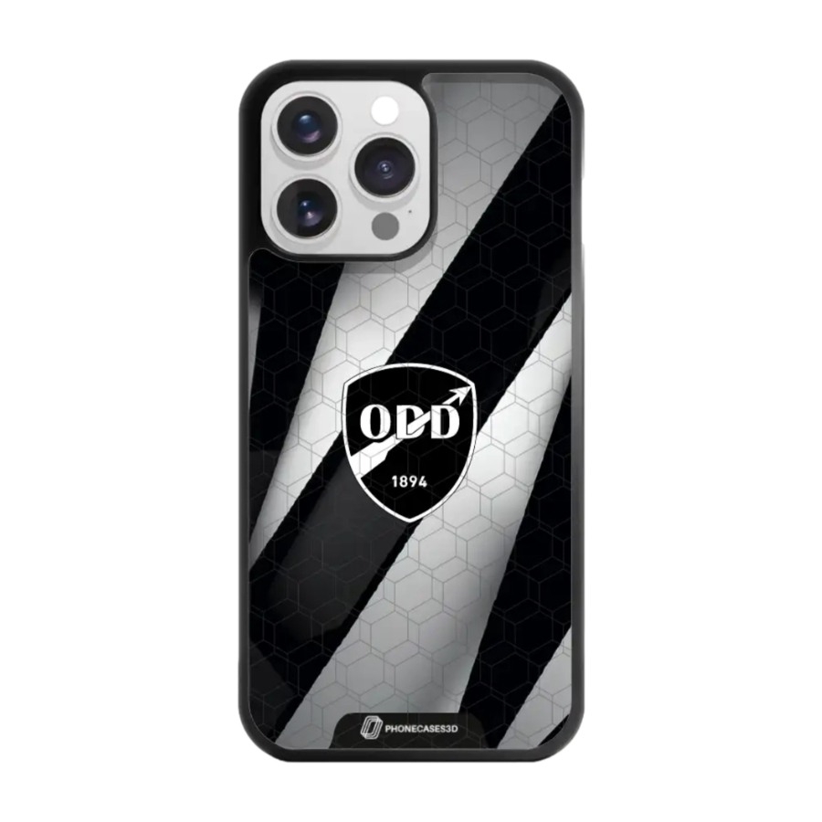 Phonecases3D iPhone 16 Pro Max Odds Ballklubb 3D mobilcover, sort billede 1