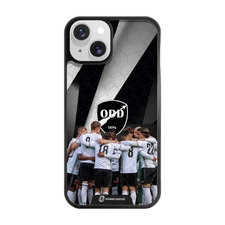 Phonecases3D iPhone 14 Odds Ballklubb 3D mobilcover, sort billede 1