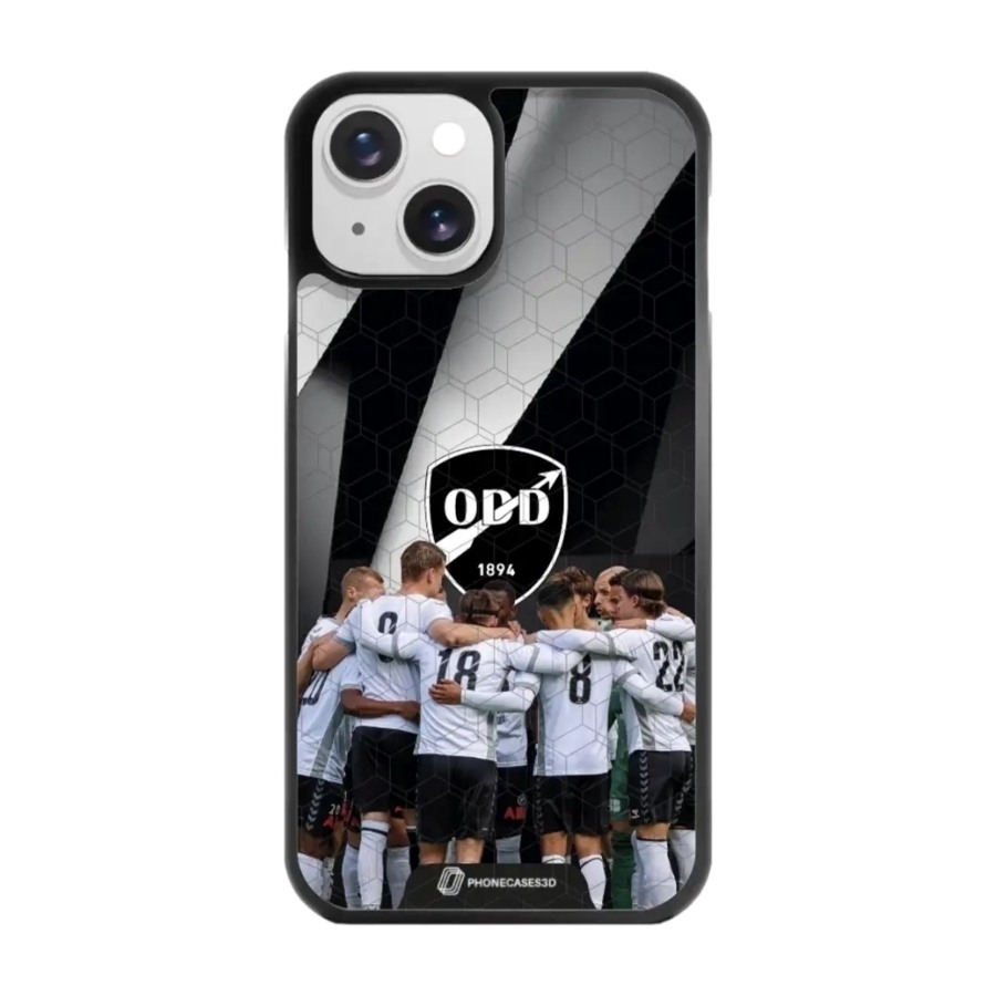 Phonecases3D iPhone 15 Odds Ballklubb 3D mobilcover, sort billede 1