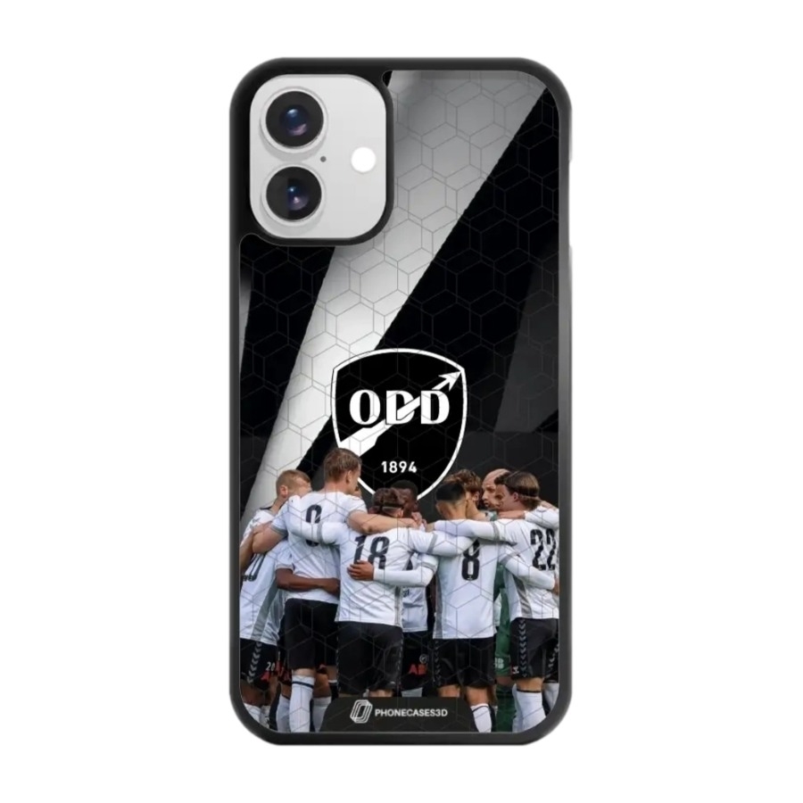 Phonecases3D iPhone 16 Plus Odds Ballklubb 3D mobilcover, sort billede 1