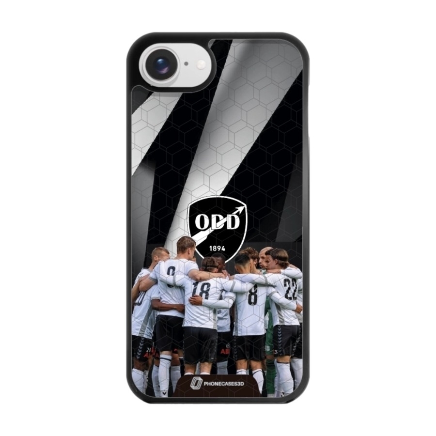 Phonecases3D iPhone 17e/16e Odds Ballklubb 3D mobilcover, sort billede 1