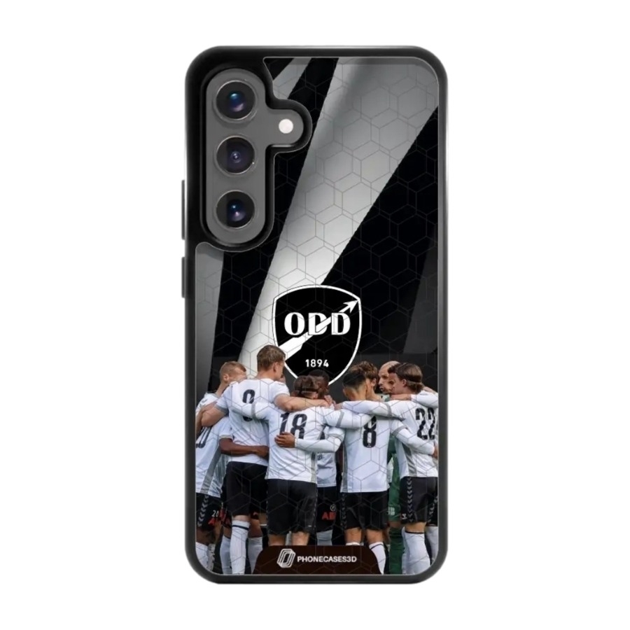 Phonecases3D Samsung Galaxy S25 Odds Ballklubb 3D mobilcover, sort billede 1