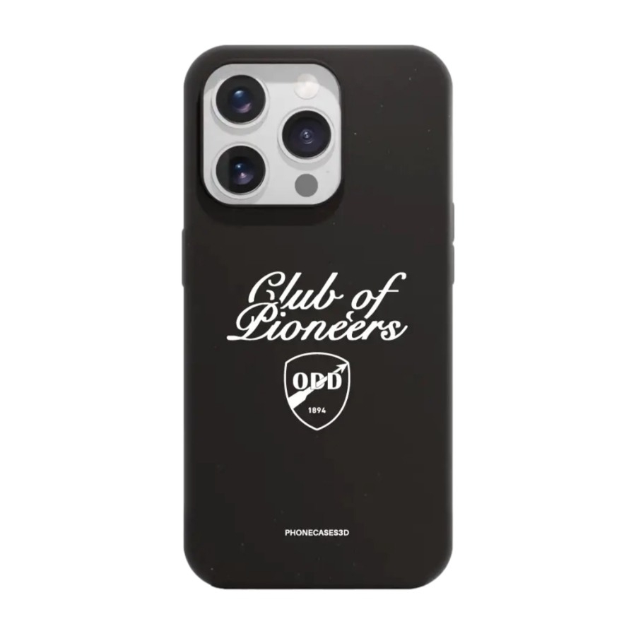 Phonecases3D iPhone 15 Pro Odds Ballklubb komposterbart cover, sort billede 1