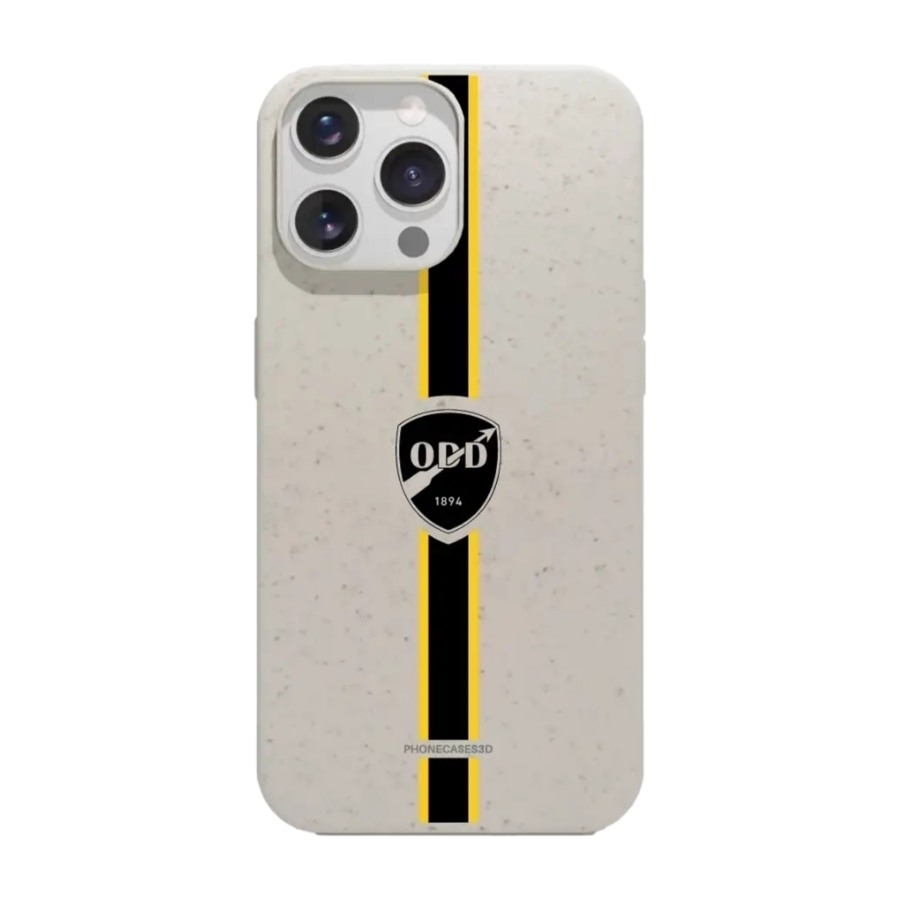 Phonecases3D iPhone 14 Pro Odds Ballklubb komposterbart cover, hvid billede 1
