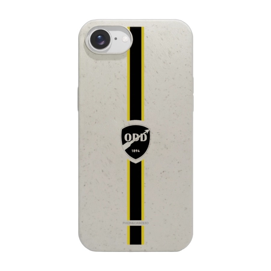 Phonecases3D iPhone 17e/16e Odds Ballklubb komposterbart cover, hvid billede 1