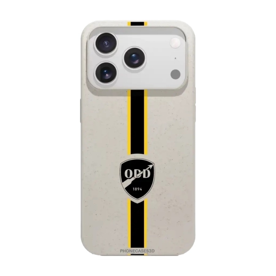 Phonecases3D iPhone 17 Pro Max Odds Ballklubb komposterbart cover, hvid billede 1