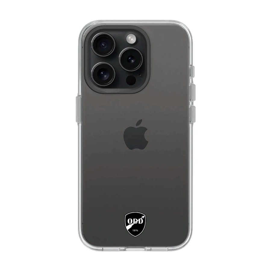 Phonecases3D iPhone 16 Pro Max Odds Ballklubb Clear case -mobilcover, sort billede 1