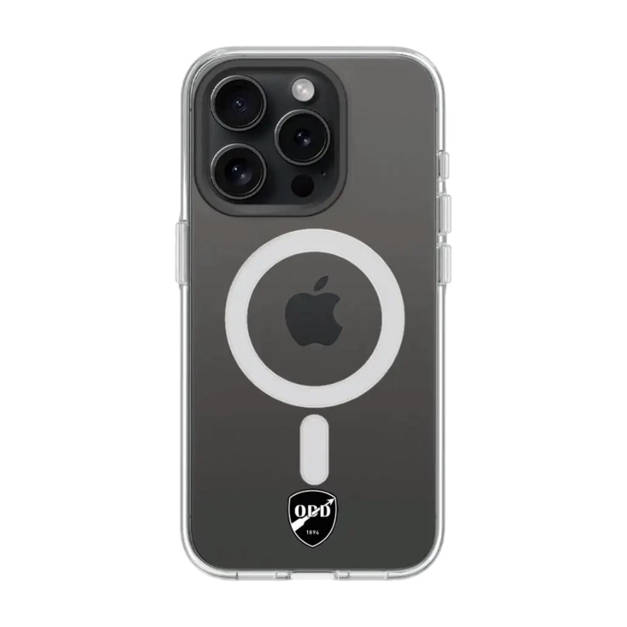 Phonecases3D iPhone 16 Pro Max Odds Ballklubb Clear case (MagSafe) -mobilcover, sort billede 1