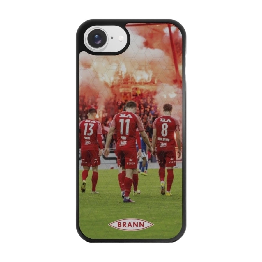 Phonecases3D iPhone 17e/16e Brann SK 3D mobilcover, sort billede 1