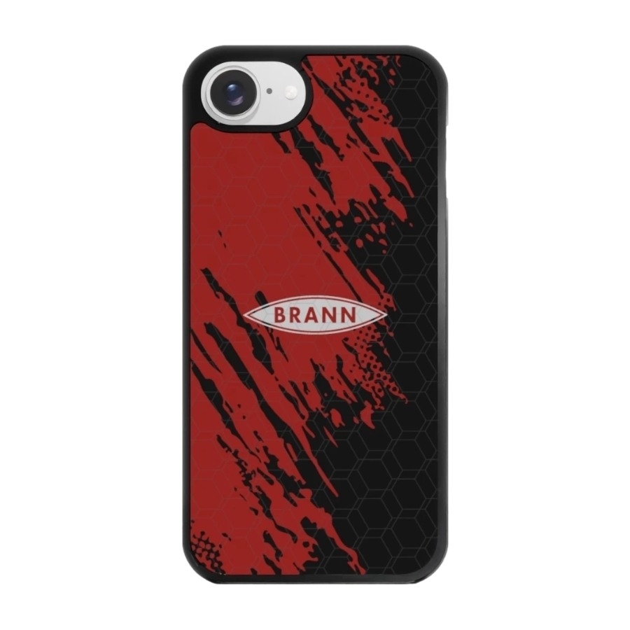 Phonecases3D iPhone 17e/16e Brann SK 3D mobilcover, sort billede 1