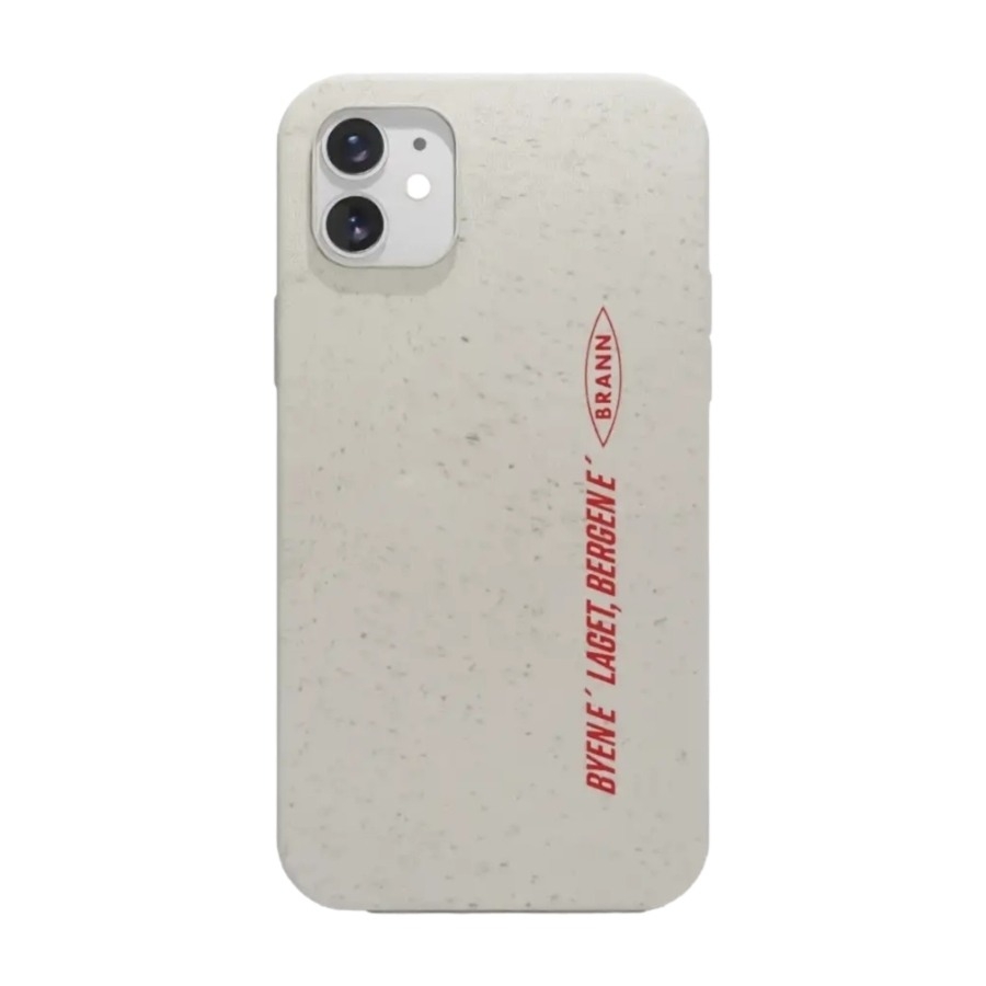 Phonecases3D iPhone 11 Brann SK komposterbart cover, hvid billede 1