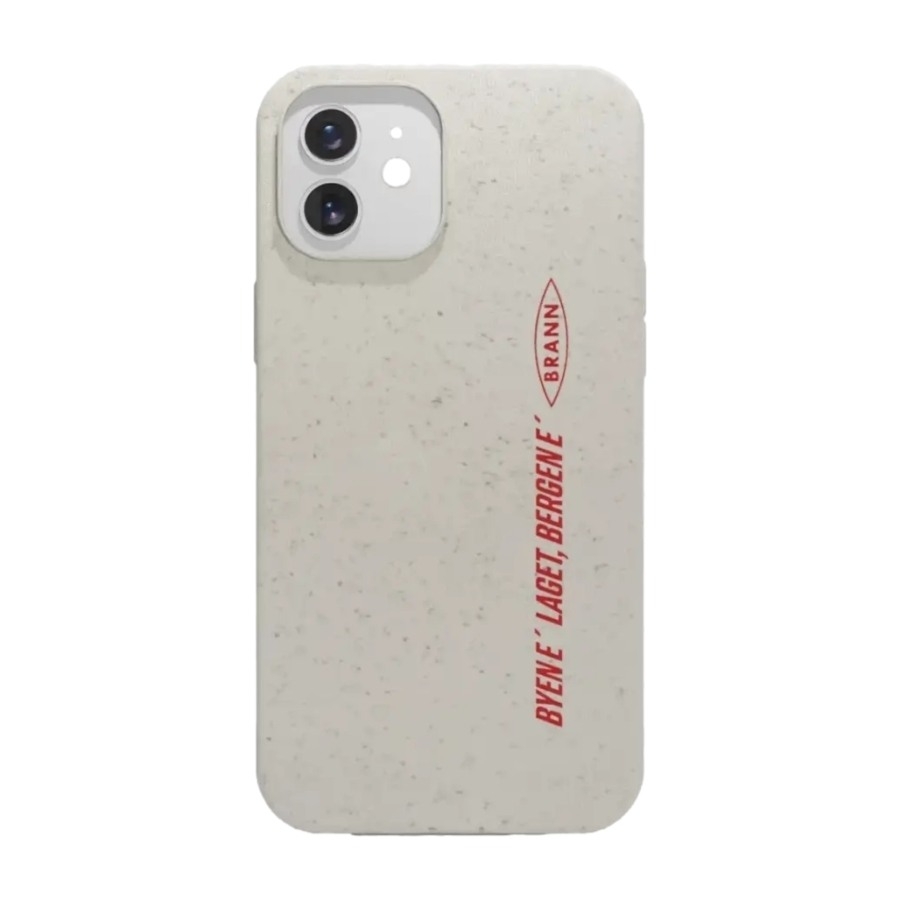 Phonecases3D iPhone 12 Brann SK komposterbart cover, hvid billede 1