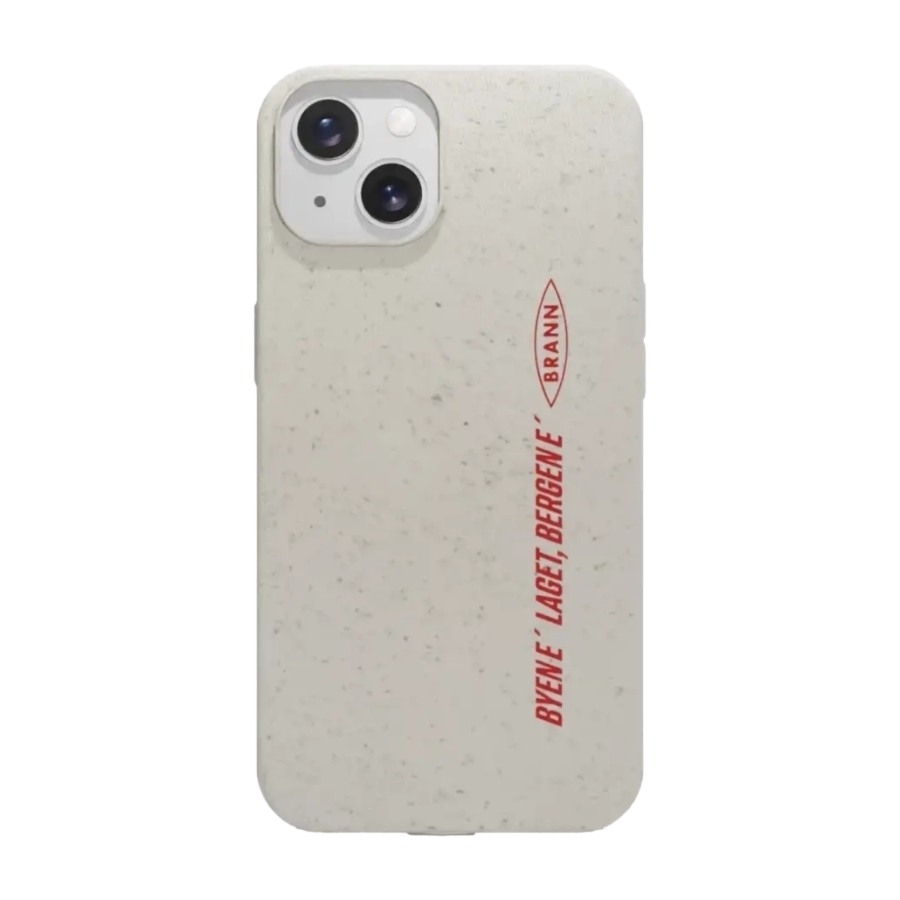 Phonecases3D iPhone 13 Brann SK komposterbart cover, hvid billede 1
