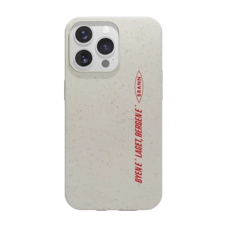 Phonecases3D iPhone 13 Pro Brann SK komposterbart cover, hvid billede 1