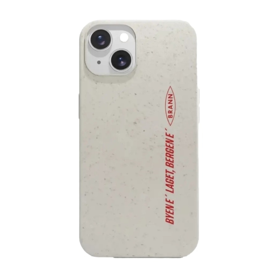 Phonecases3D iPhone 14 Brann SK komposterbart cover, hvid billede 1
