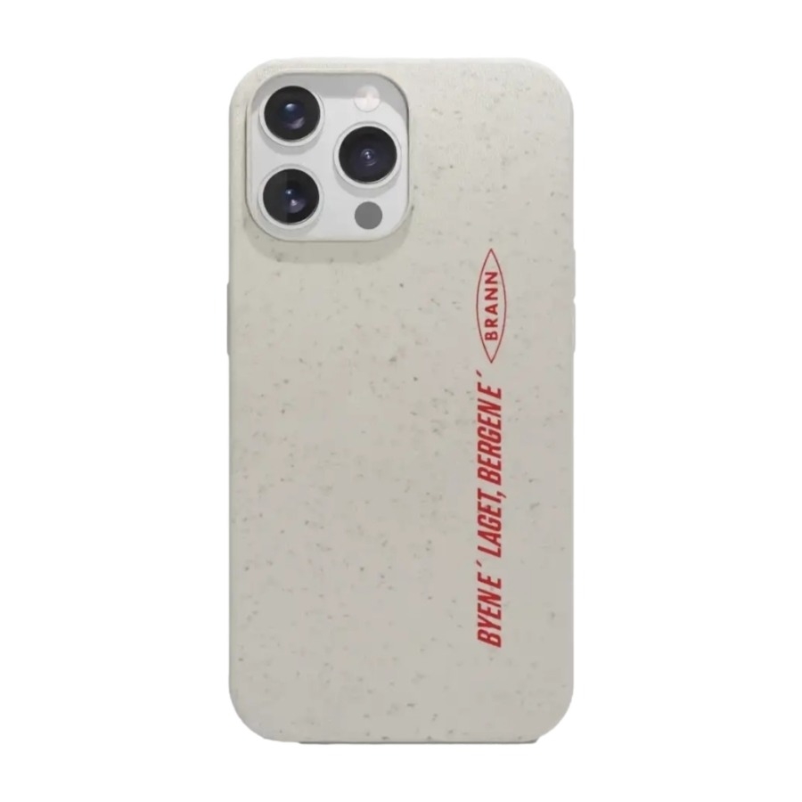 Phonecases3D iPhone 14 Pro Brann SK komposterbart cover, hvid billede 1