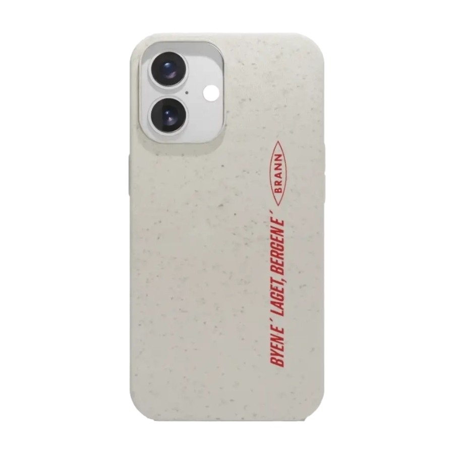 Phonecases3D iPhone 16 Brann SK komposterbart cover, hvid billede 1