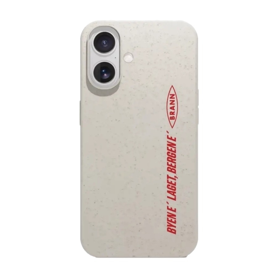 Phonecases3D iPhone 17 Brann SK komposterbart cover, hvid billede 1
