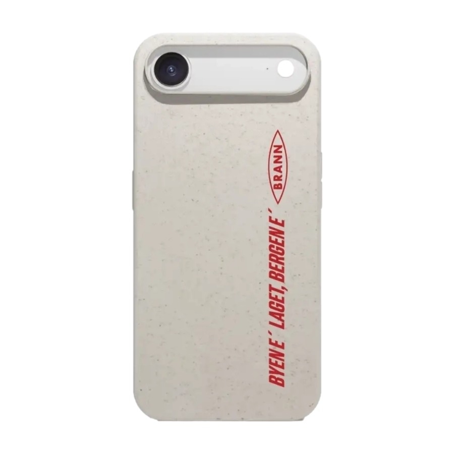 Phonecases3D iPhone Air Brann SK komposterbart cover, hvid billede 1