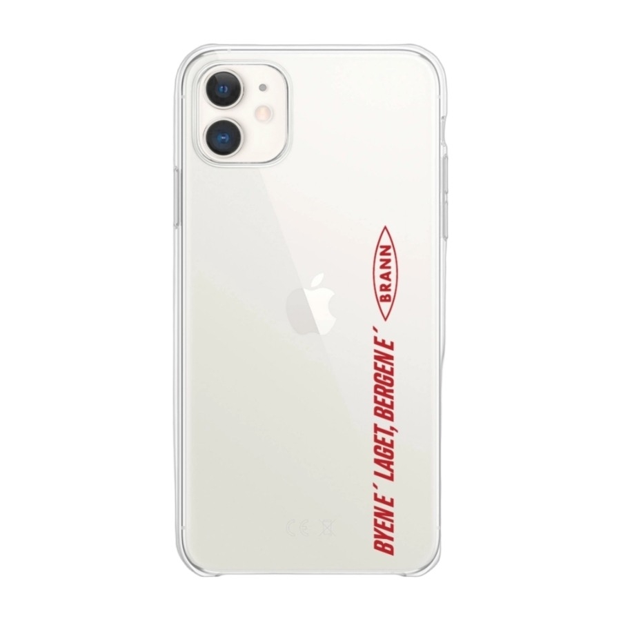 Phonecases3D iPhone 11 Brann SK Clear case -mobilcover, hvid billede 1