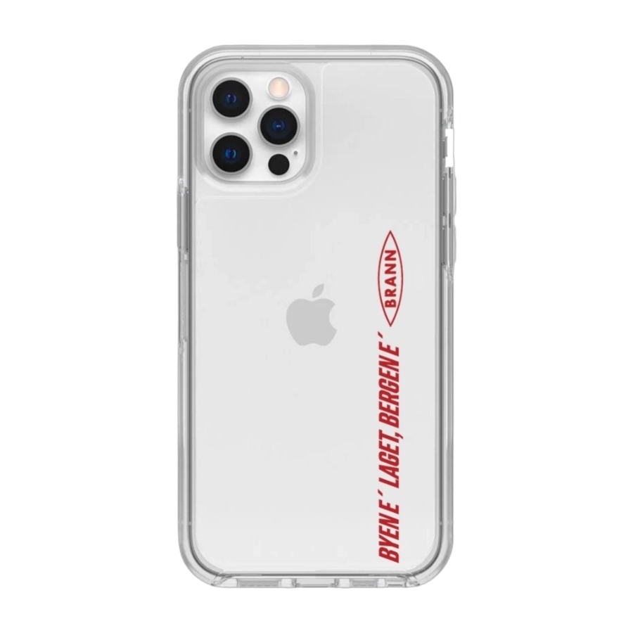 Phonecases3D iPhone 12 Brann SK Clear case -mobilcover, hvid billede 1