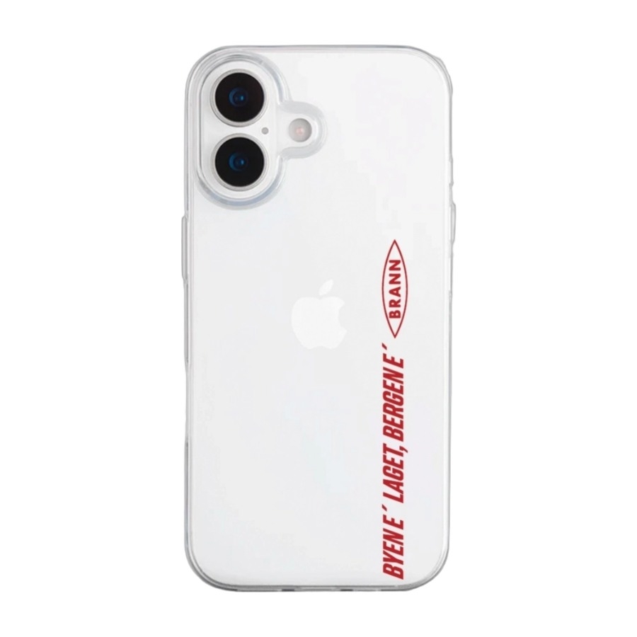 Phonecases3D iPhone 17 Brann SK Clear case -mobilcover, hvid billede 1